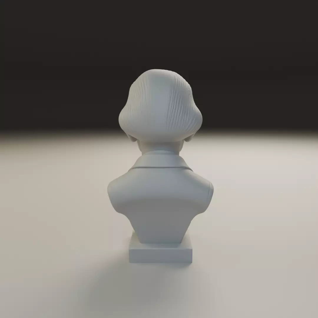 Salvador Dali Bust 3D print model_5