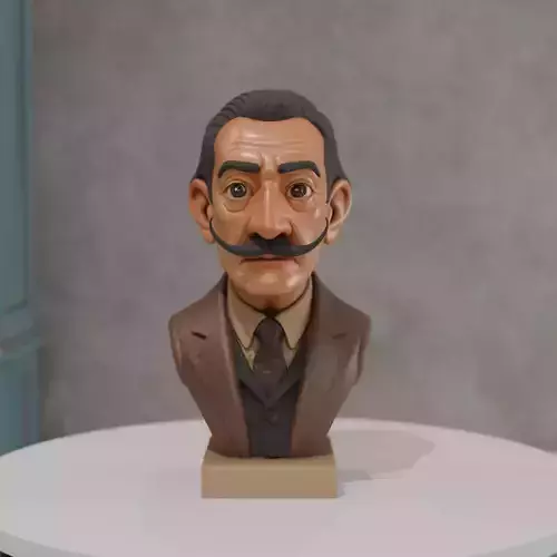 Salvador Dali Bust
