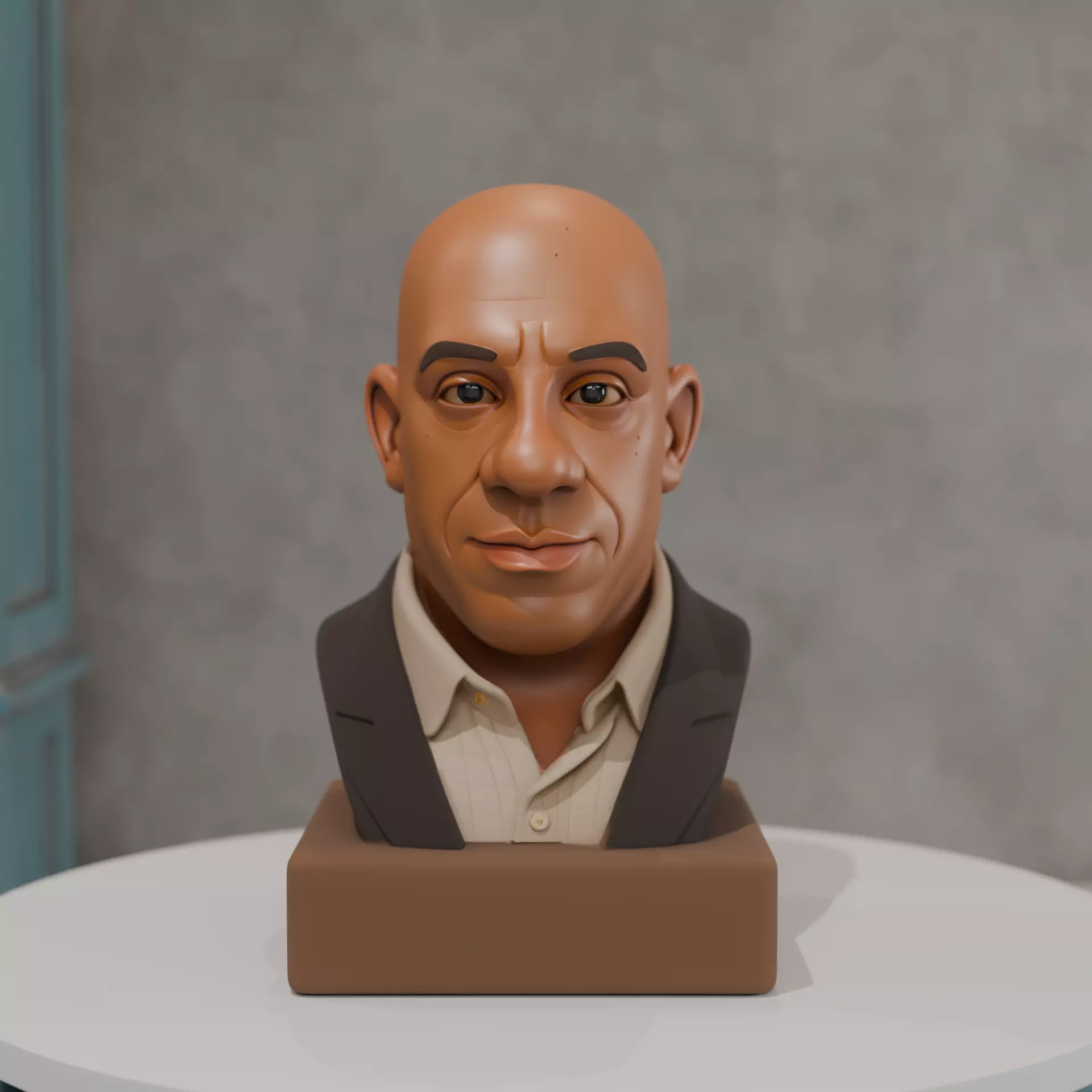 Vin Diesel 3D print model_0