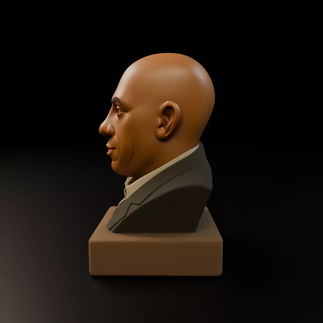 Vin Diesel 3D print model_3