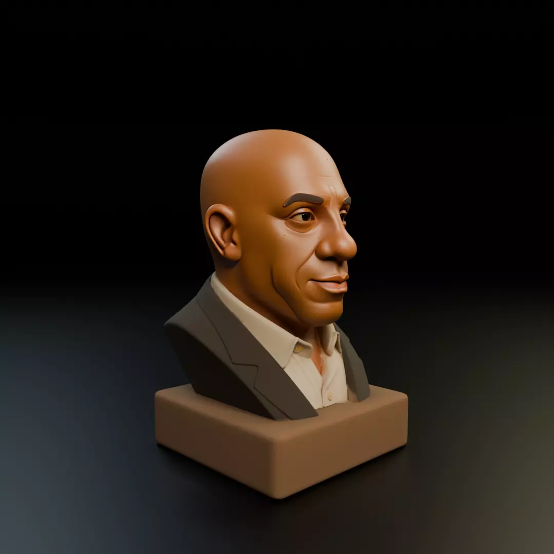 Vin Diesel 3D print model_11