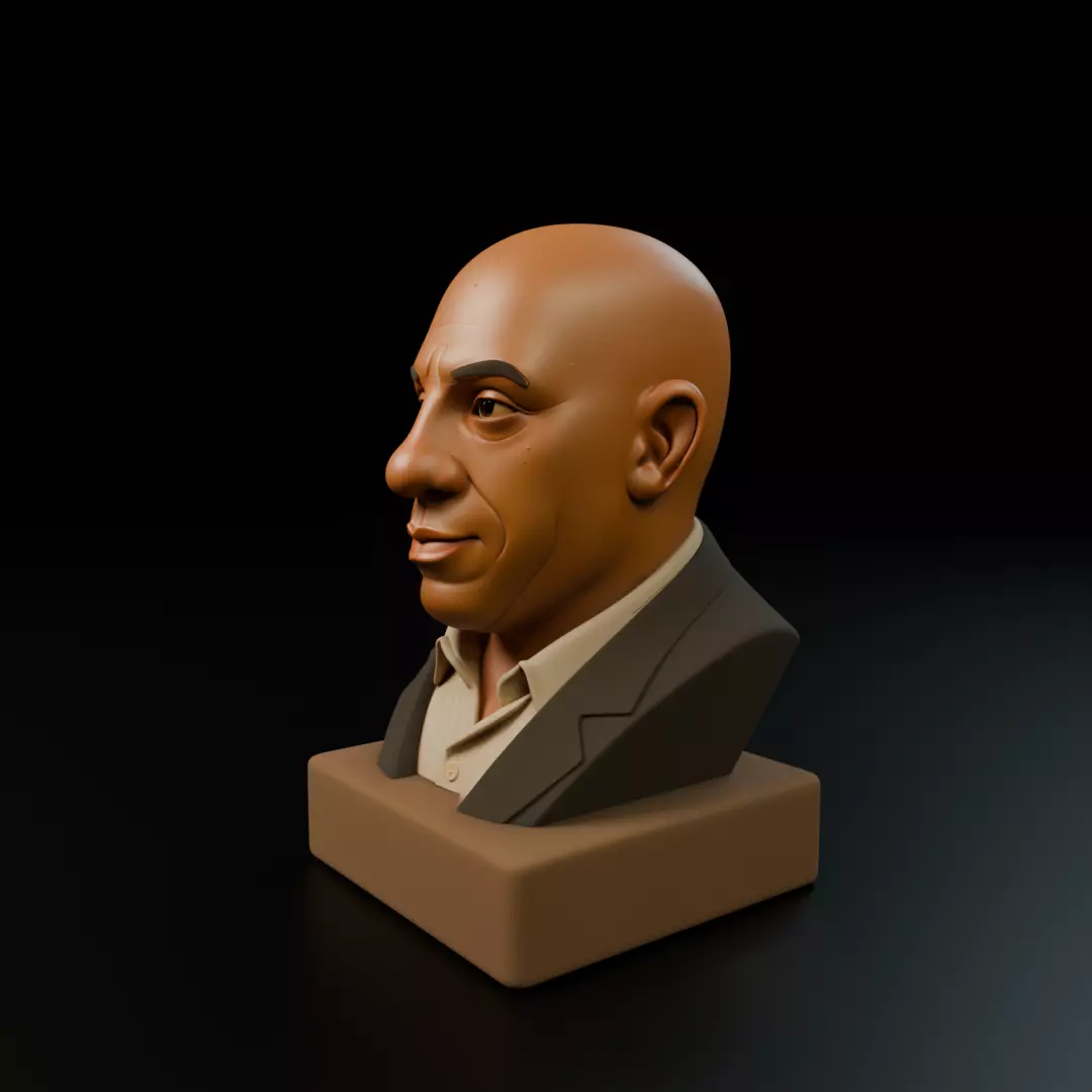 Vin Diesel 3D print model_9