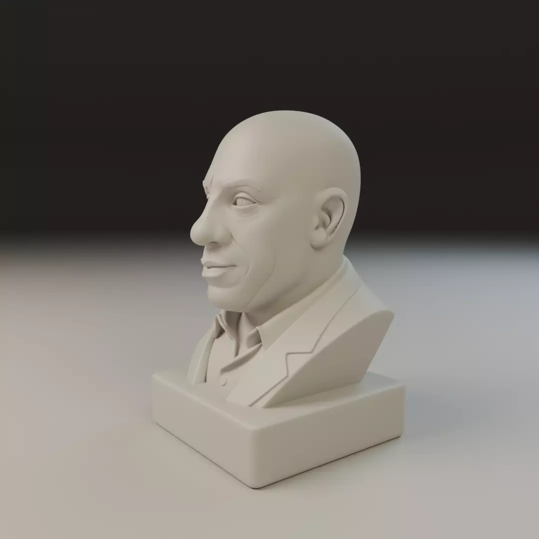 Vin Diesel 3D print model_10