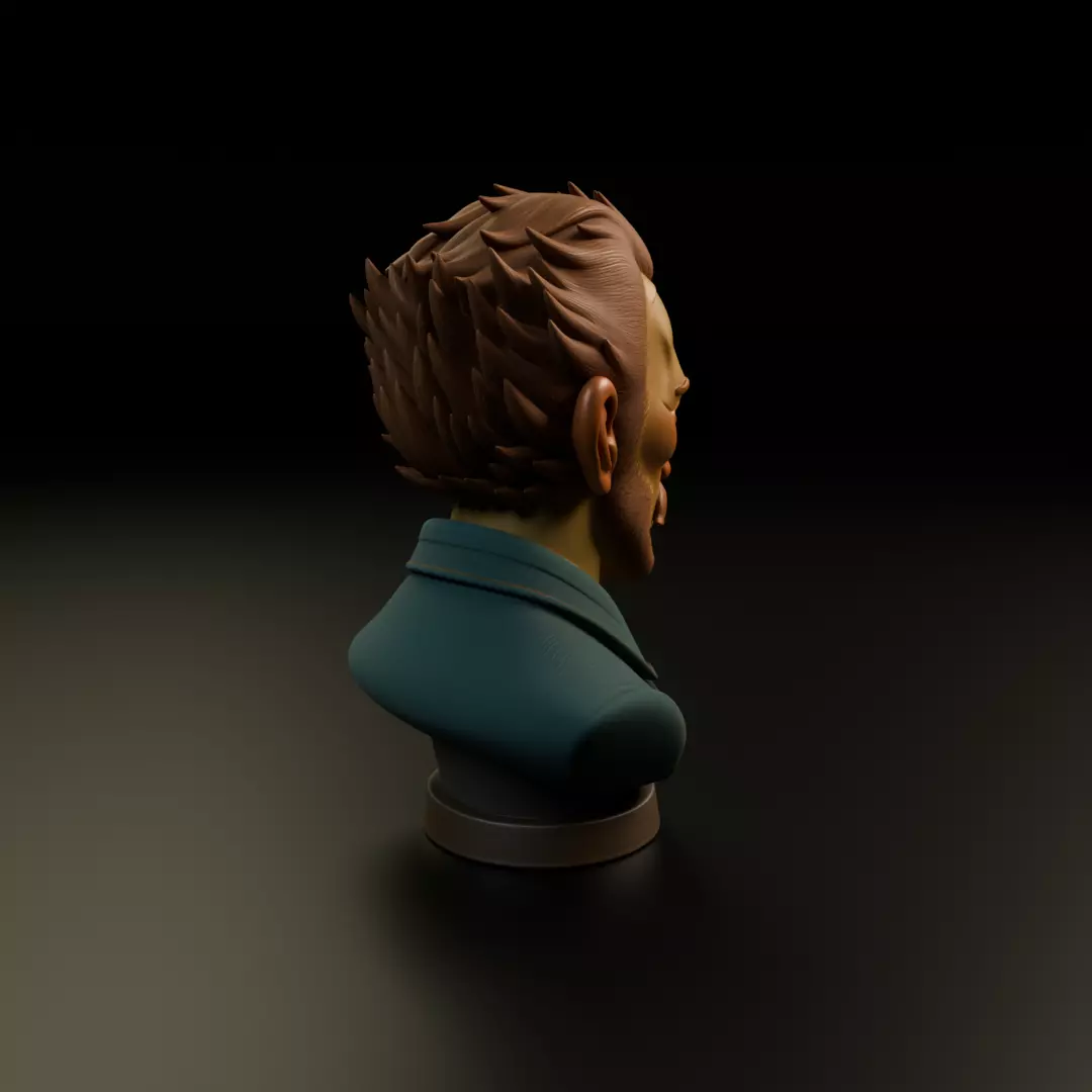 Vincent van Gogh 3D print model_13