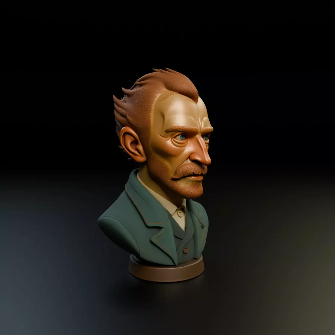 Vincent van Gogh 3D print model_11