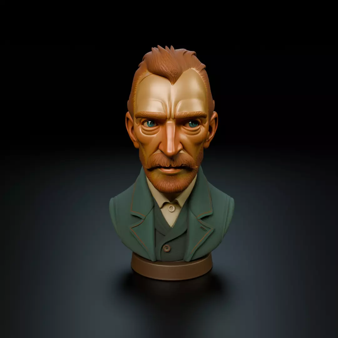 Vincent van Gogh 3D print model_15