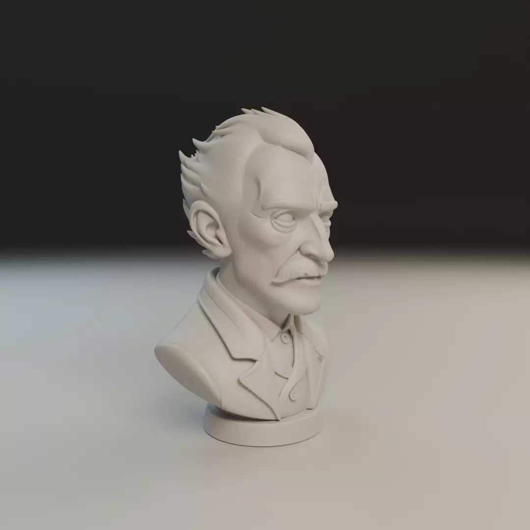 Vincent van Gogh 3D print model_12