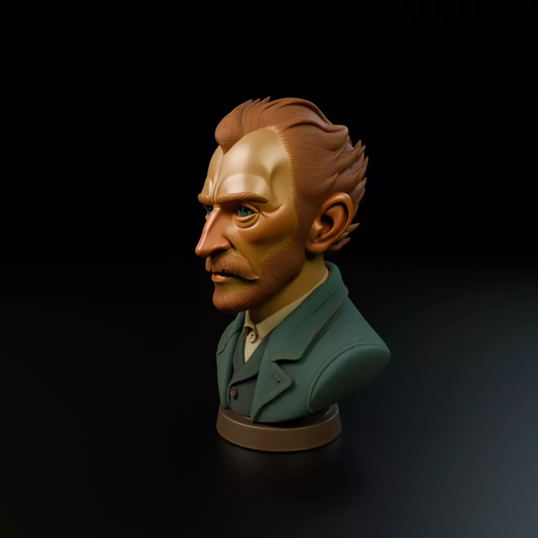 Vincent van Gogh 3D print model_9