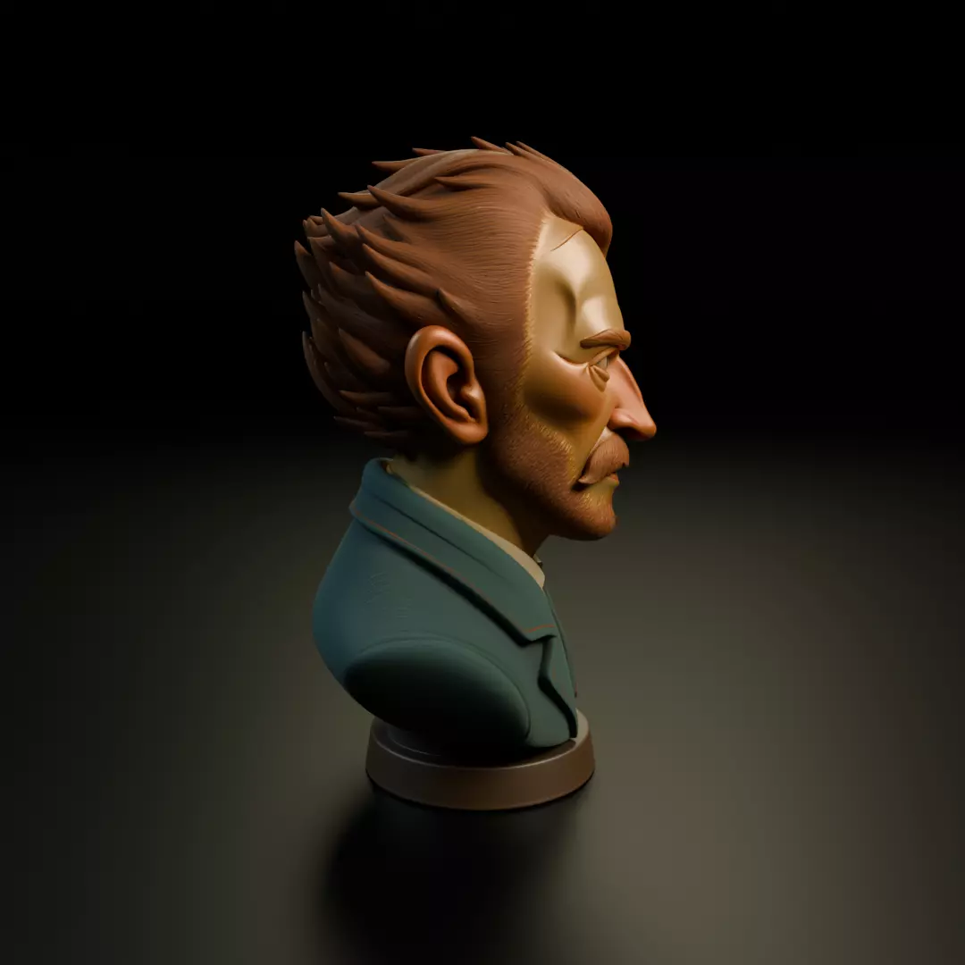 Vincent van Gogh 3D print model_1