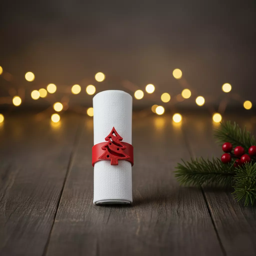 Christmas Napkin Holder 3D print model_0