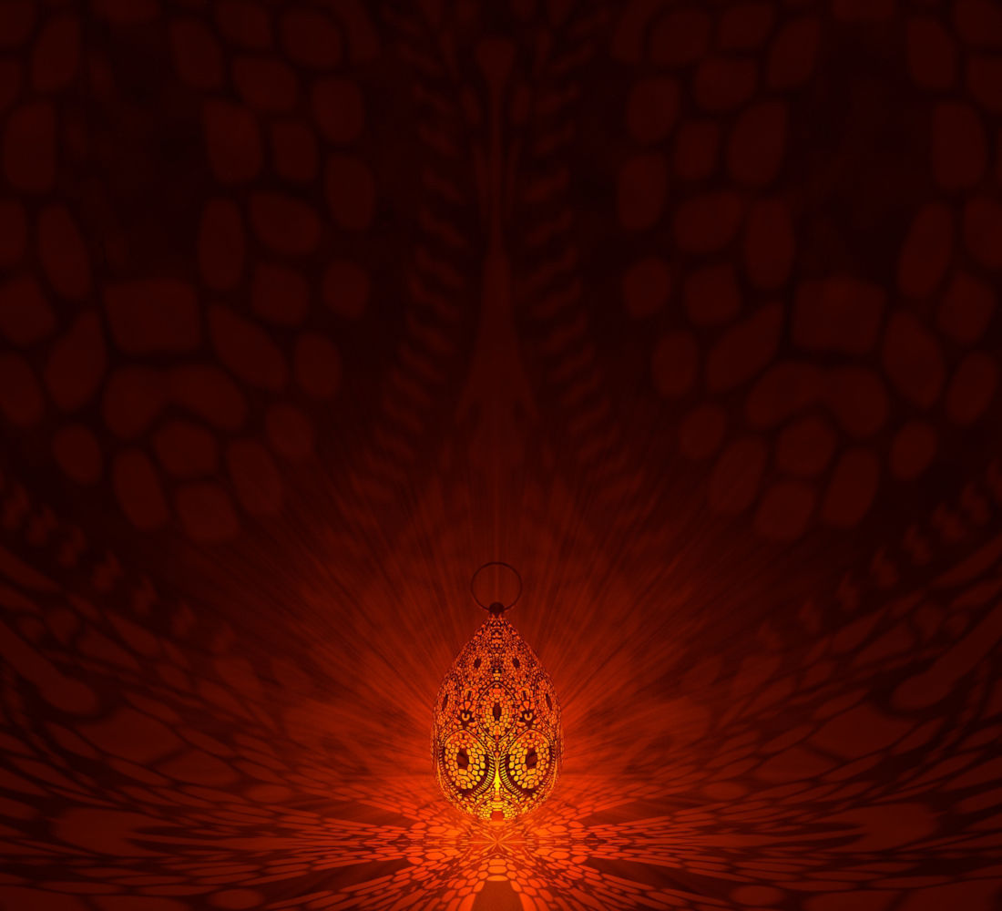 Moroccan lamp 1 3D model_5