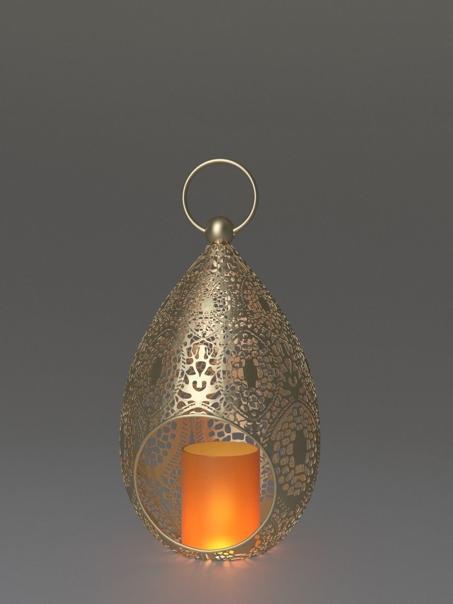 Moroccan lamp 1 3D model_1