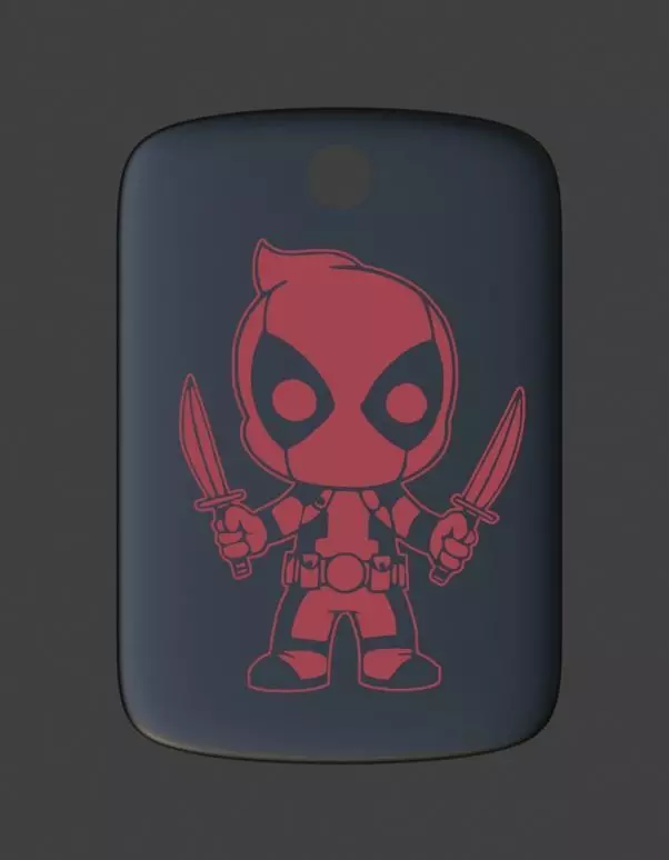 MEDAL OF DEADPOOL 3D print model