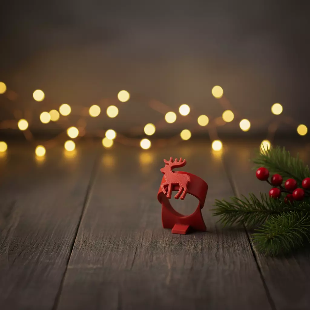 Christmas Napkin Holder 3D print model_1