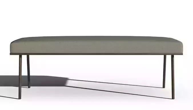 Cavett Wood Frame Bench