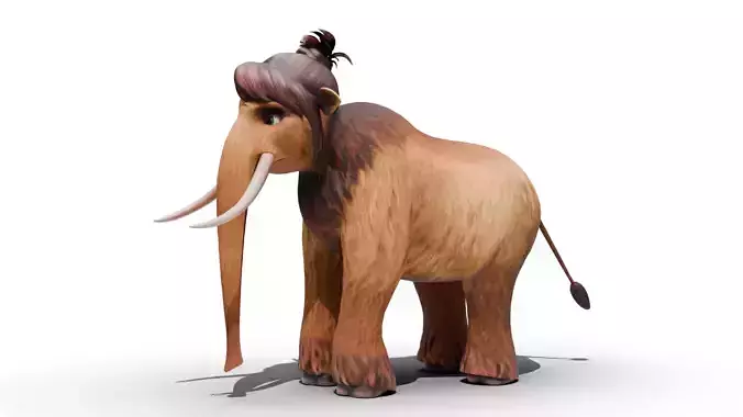 Peaches - Ice Age Low-poly 3D model