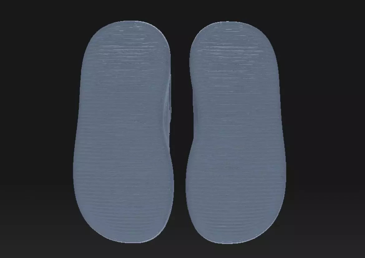 Tree inspired slipper sandals 3D print model_1