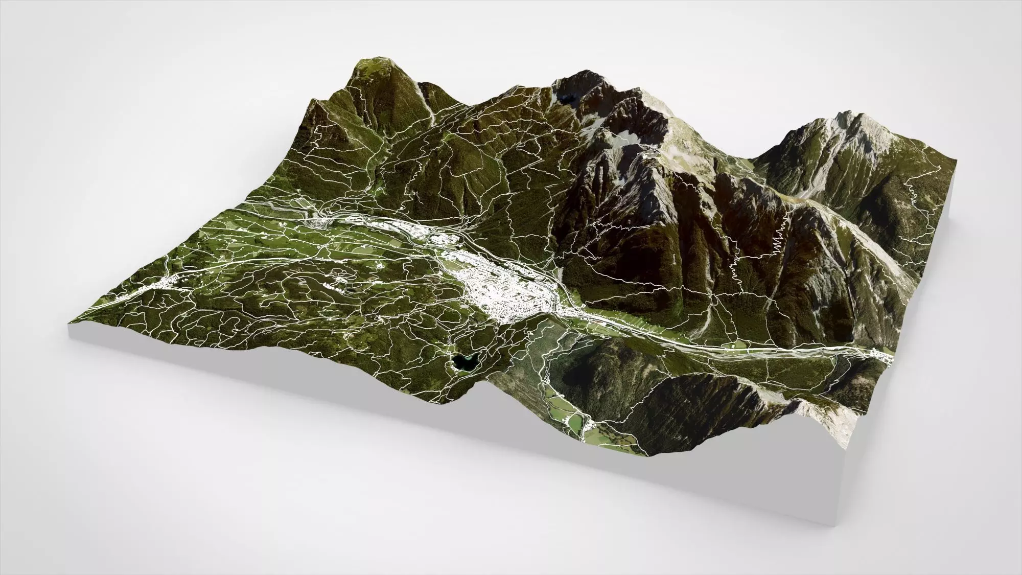 Cityscape Mittenwald Bavaria Germany 3D model_3