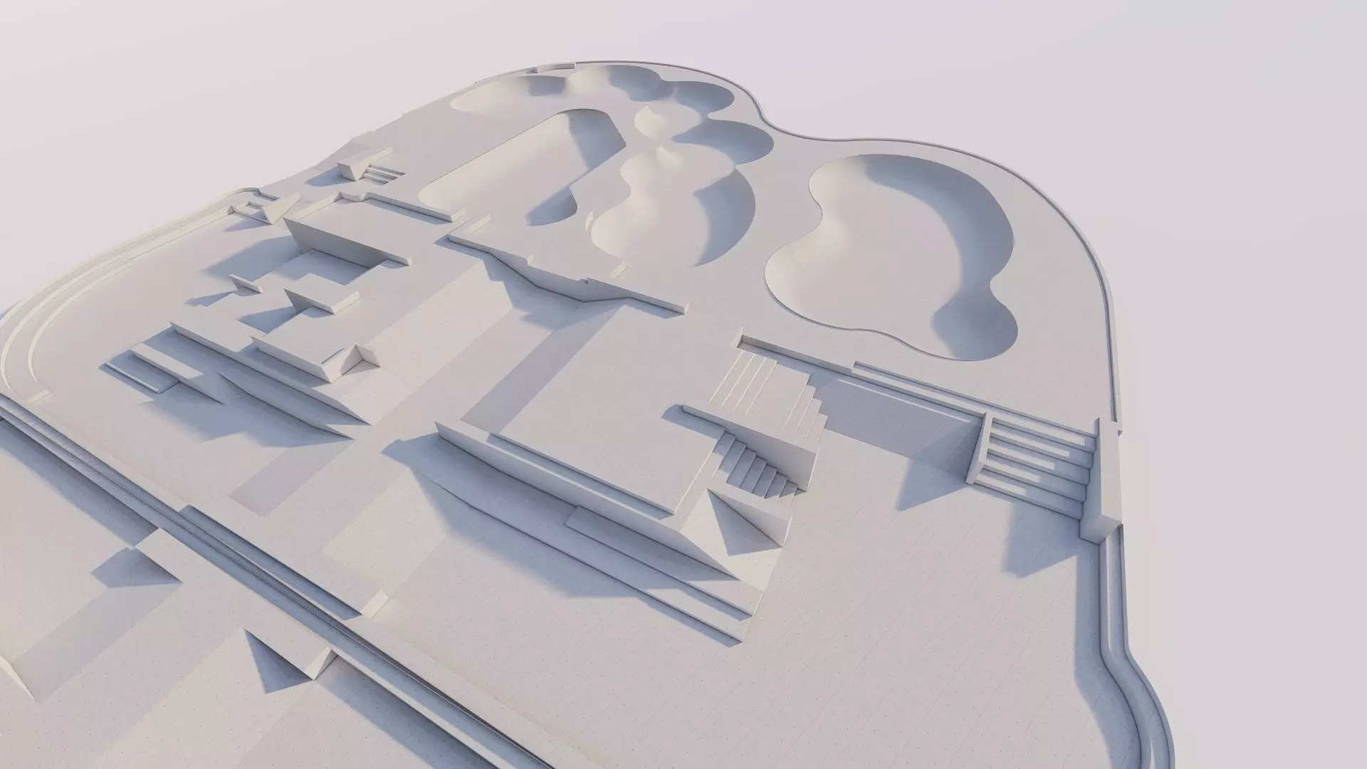 Skatepark-Skate Park PACK 3D model_11