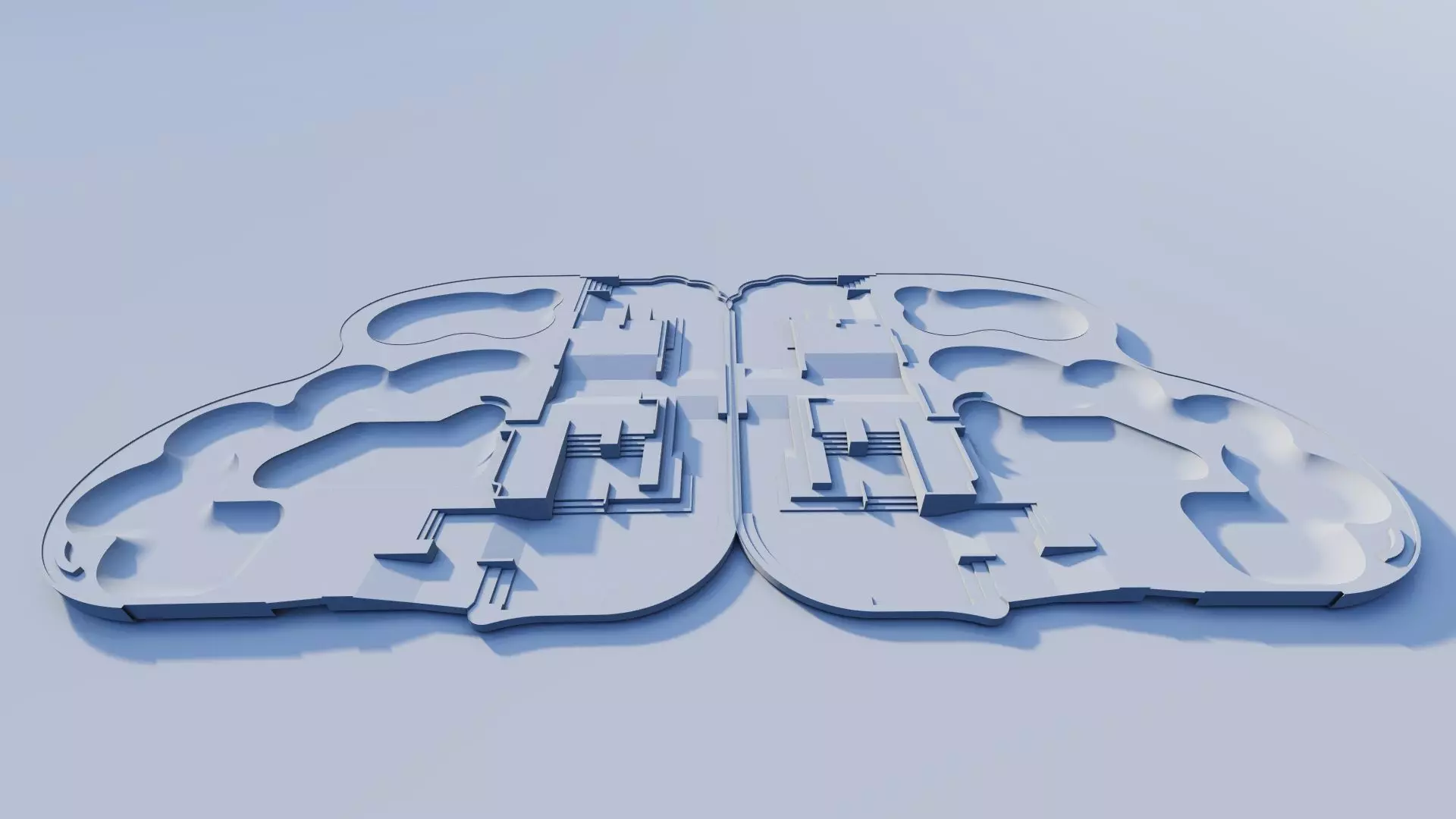 Skatepark-Skate Park PACK 3D model_0