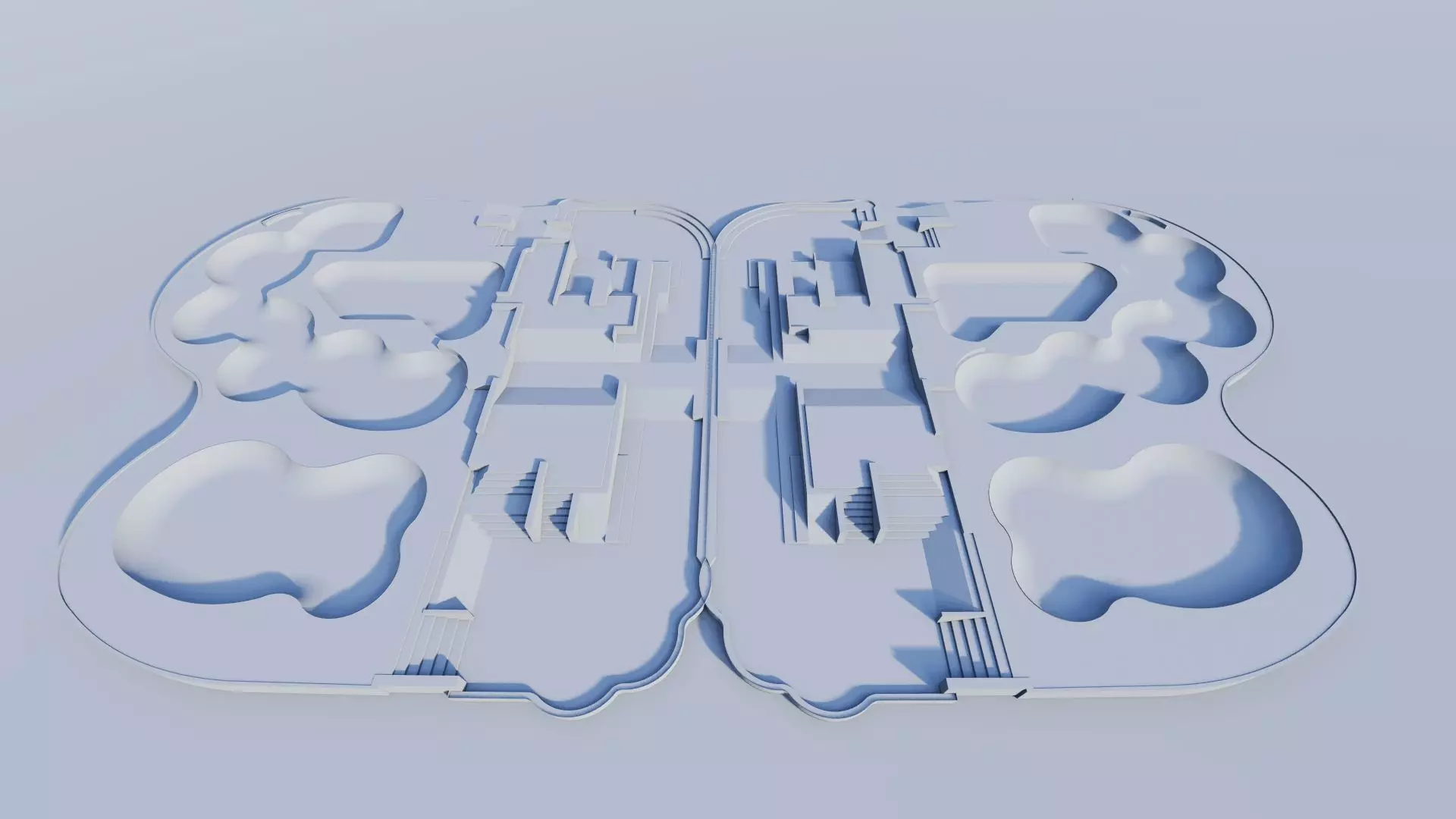 Skatepark-Skate Park PACK 3D model_8