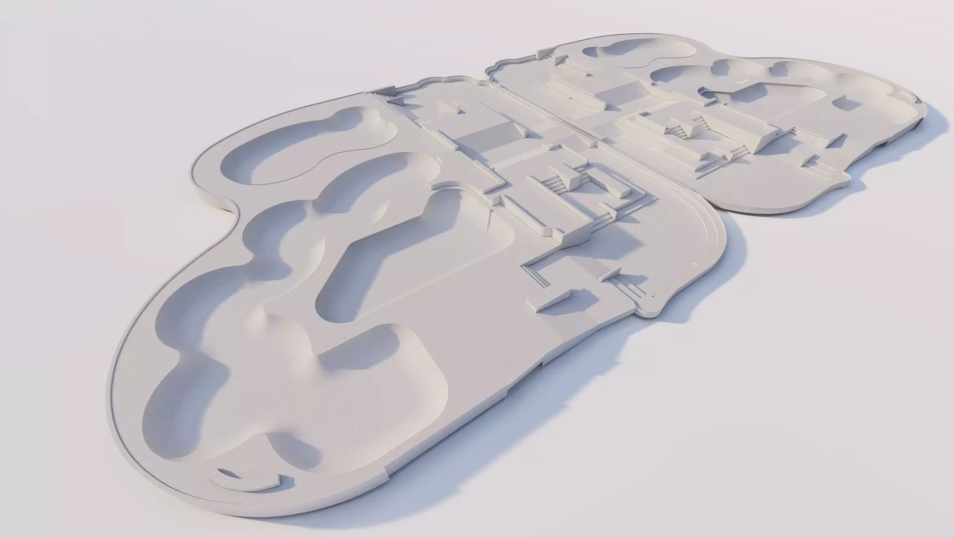 Skatepark-Skate Park PACK 3D model_3
