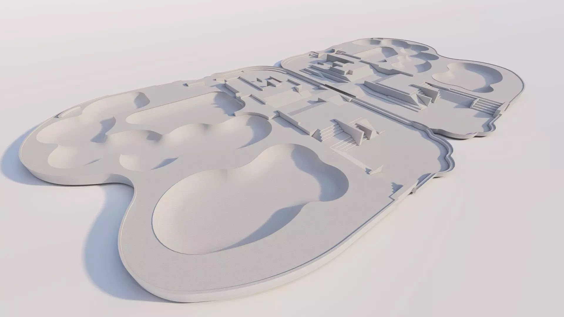 Skatepark-Skate Park PACK 3D model_12