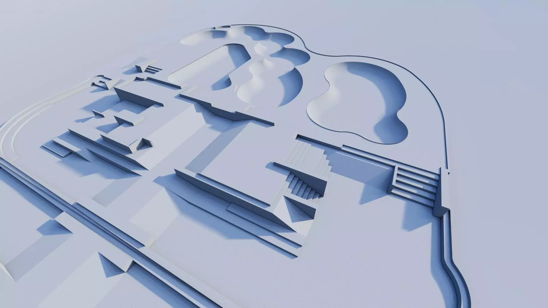 Skatepark-Skate Park PACK 3D model_14