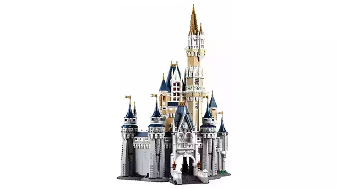 TwindBricks3D - 71040 Disney Castle