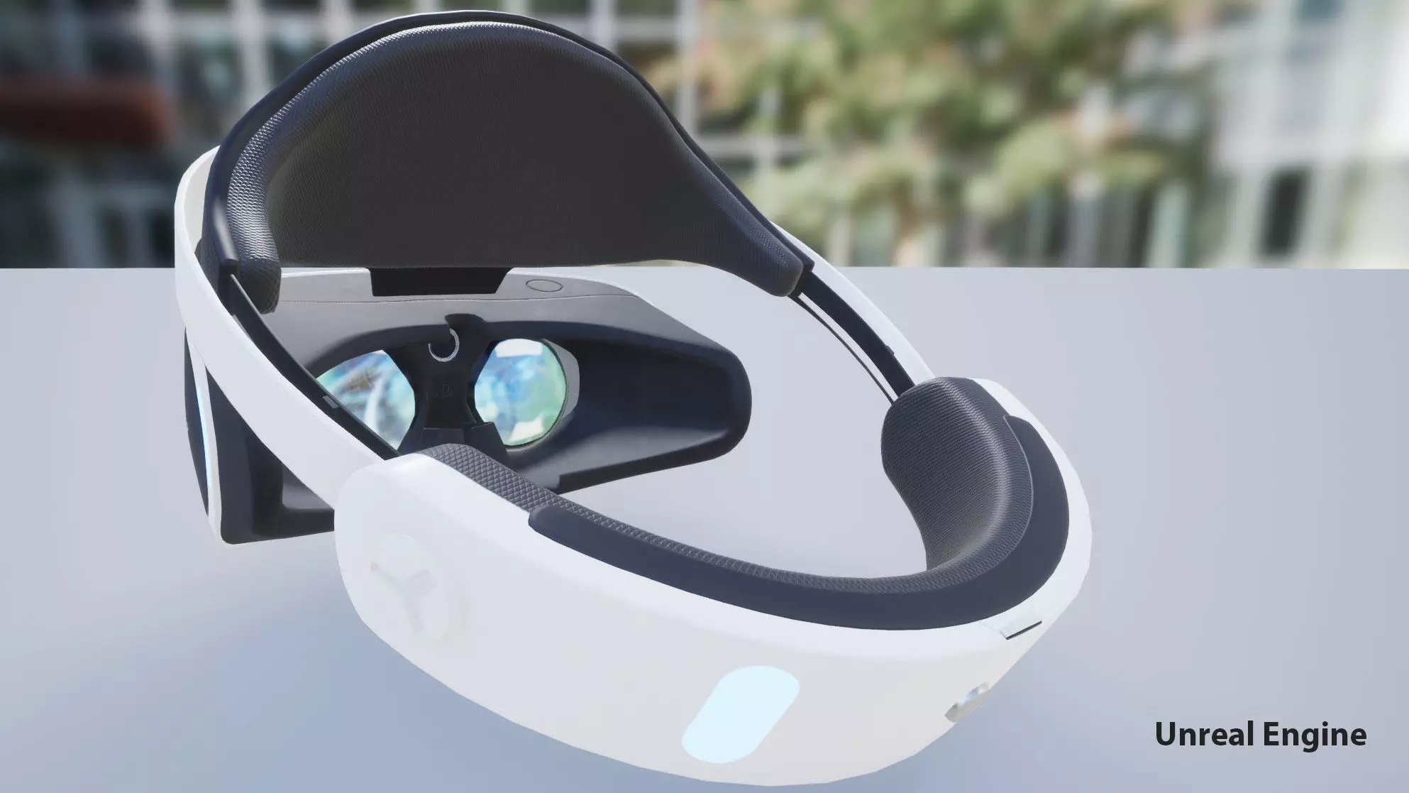 PlayStation VR Low-poly 3D model_16