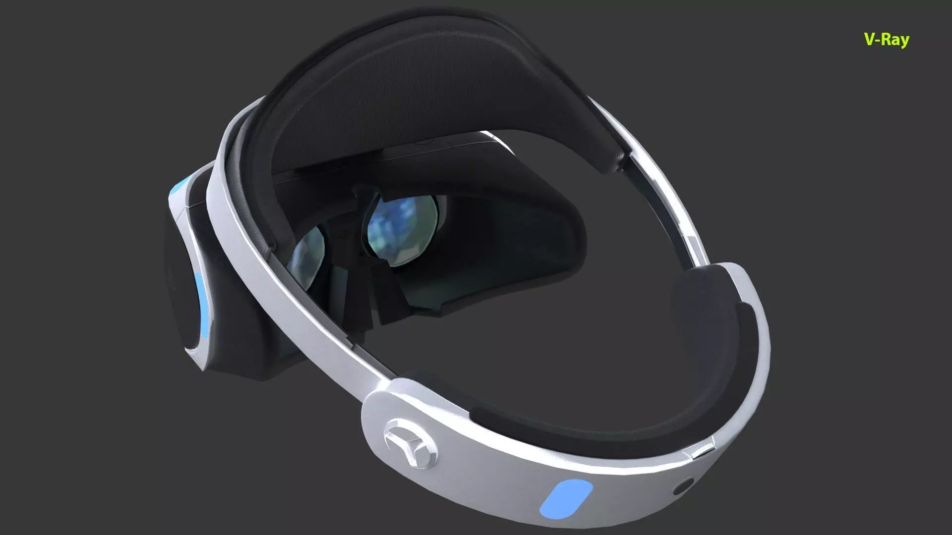 PlayStation VR Low-poly 3D model_18