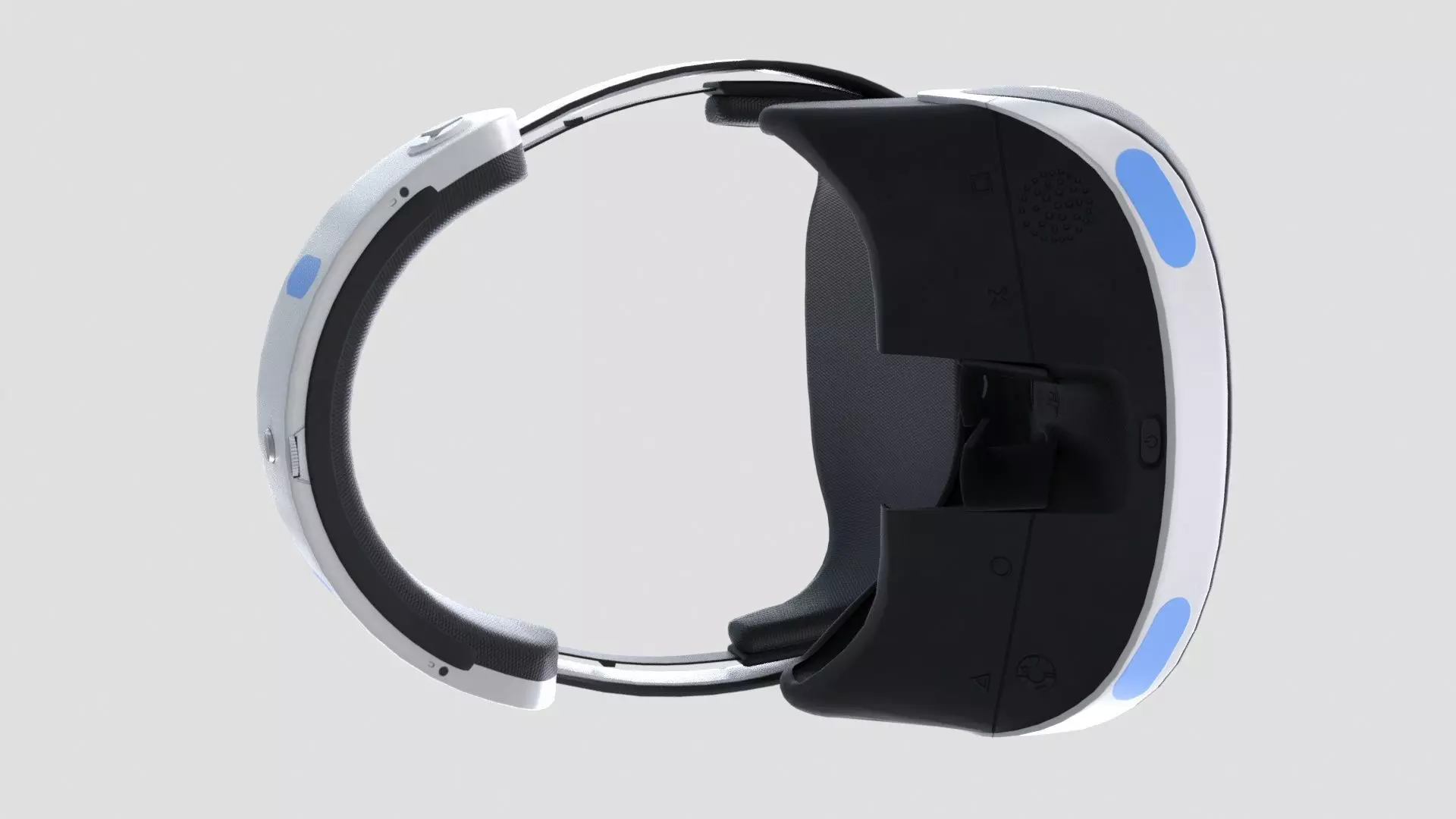 PlayStation VR Low-poly 3D model_9