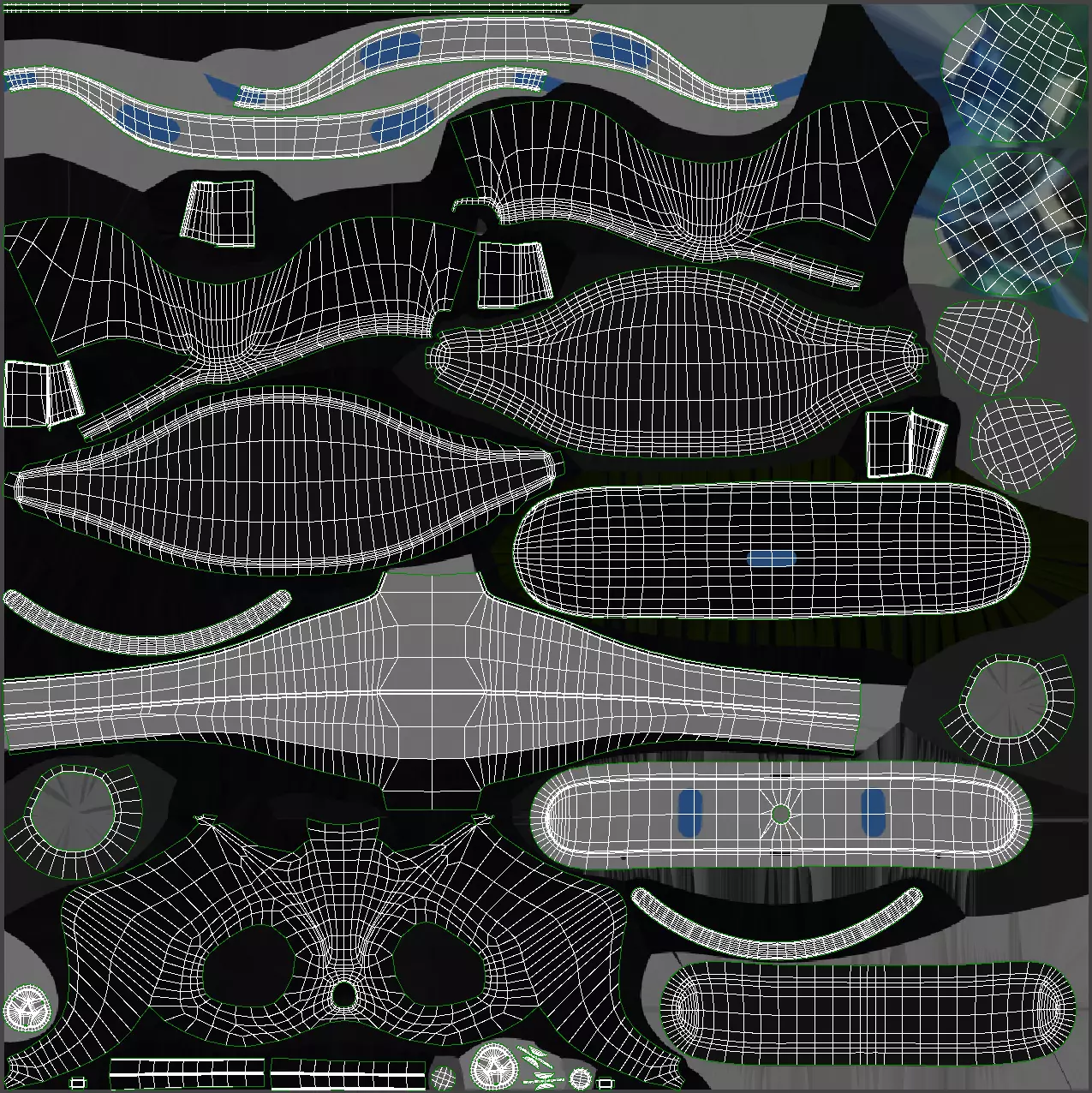 PlayStation VR Low-poly 3D model_19