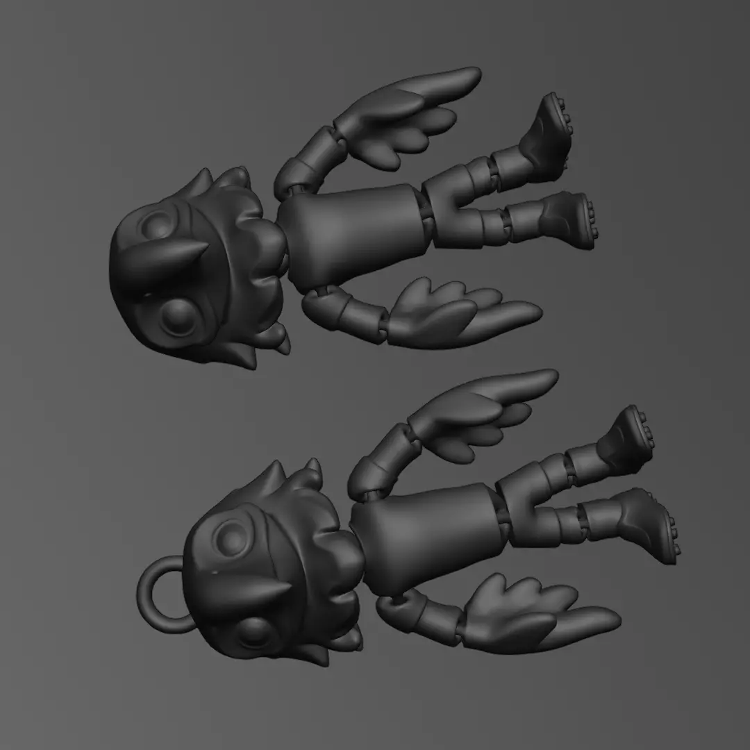 Flexi Clutch - 2026 World Cup Mascots - USA 3D print model_14