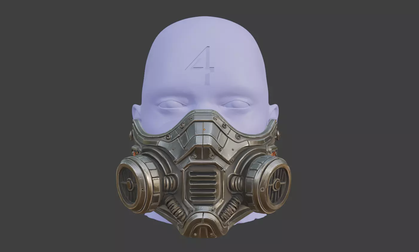 FUTURE GAS MASK 3D print model_0
