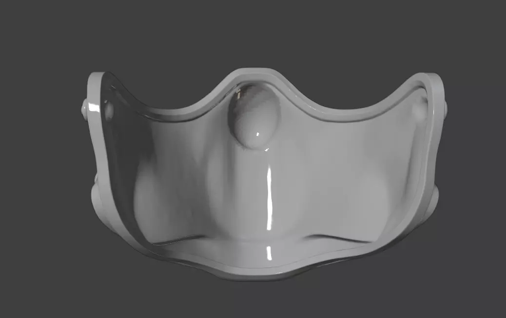 FUTURE GAS MASK 3D print model_4