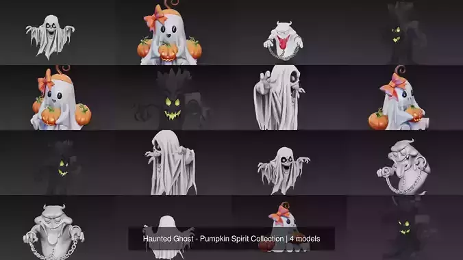Haunted Ghost - Pumpkin Spirit Collection 