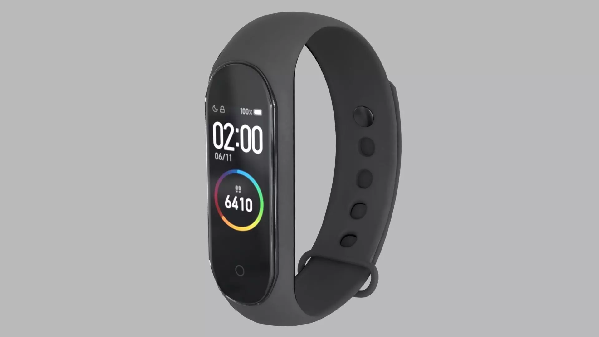 Smart Wristband Low-poly 3D model_0