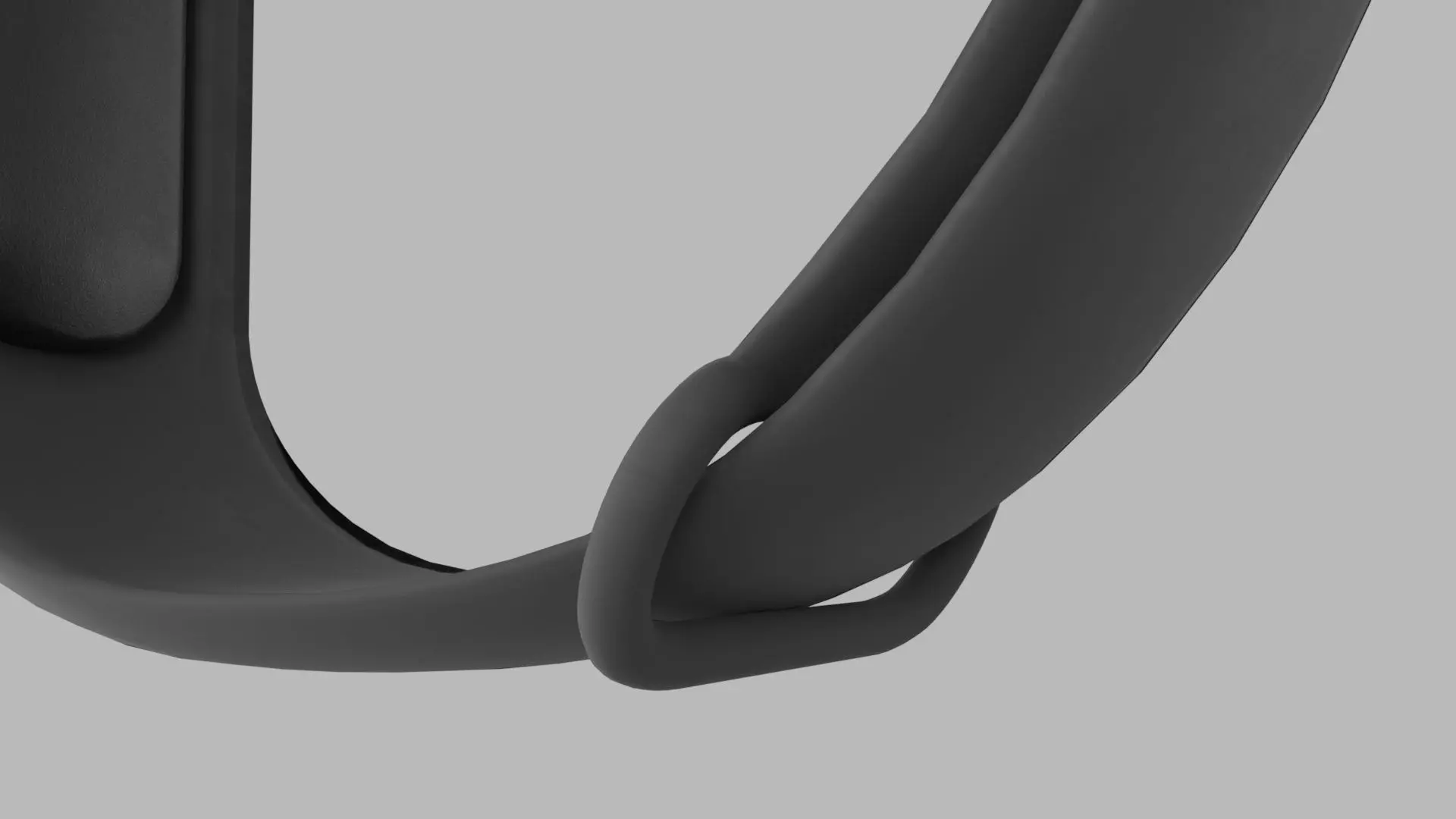 Smart Wristband Low-poly 3D model_7