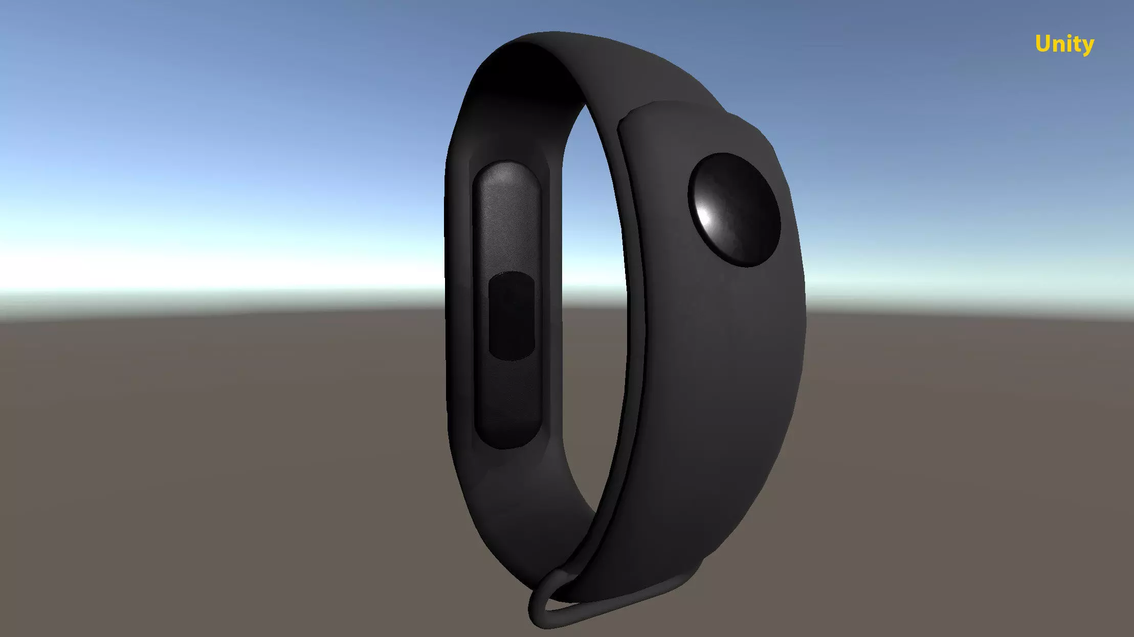 Smart Wristband Low-poly 3D model_13