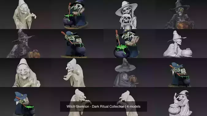 Witch Skeleton - Dark Ritual Collection