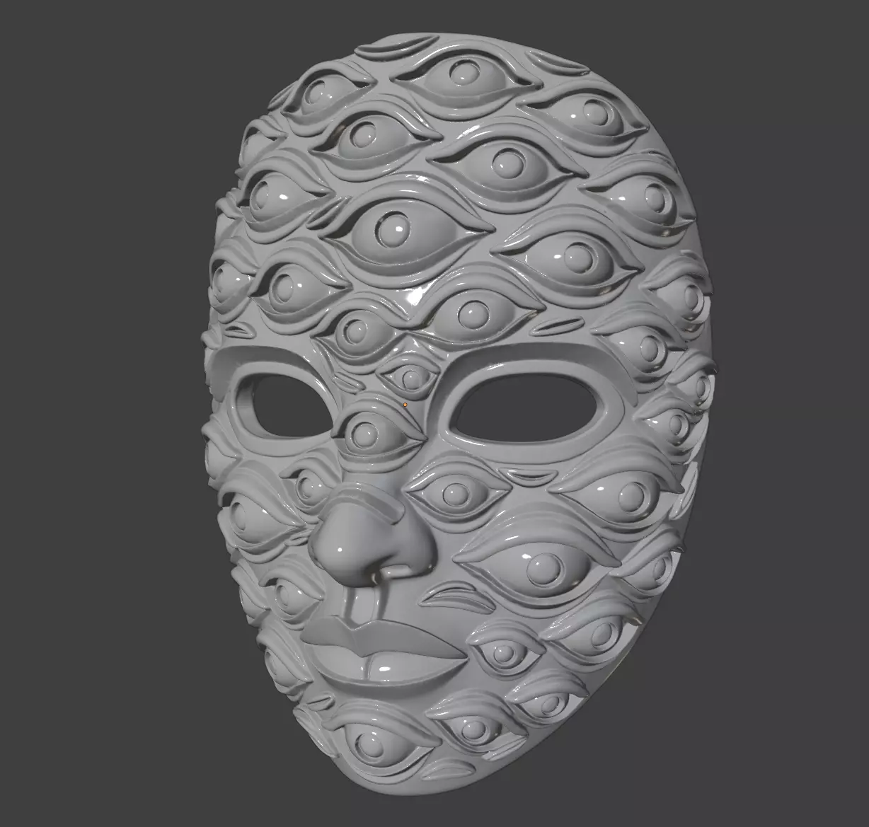 ANGEL EYES MASK 3D print model_2