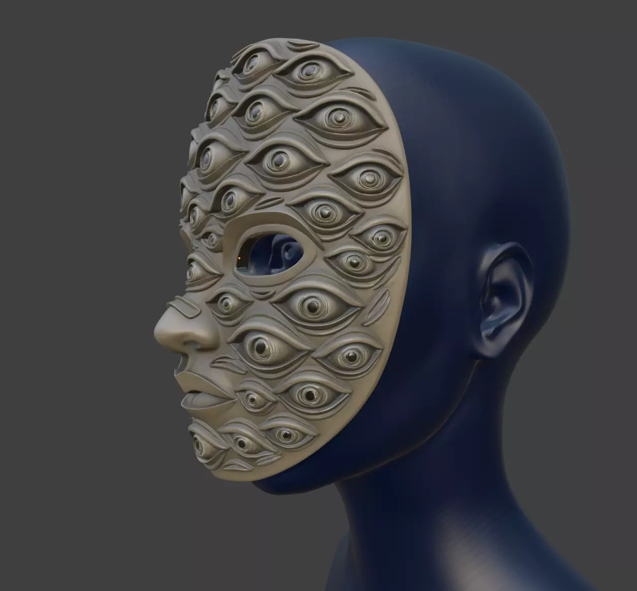 ANGEL EYES MASK 3D print model_1