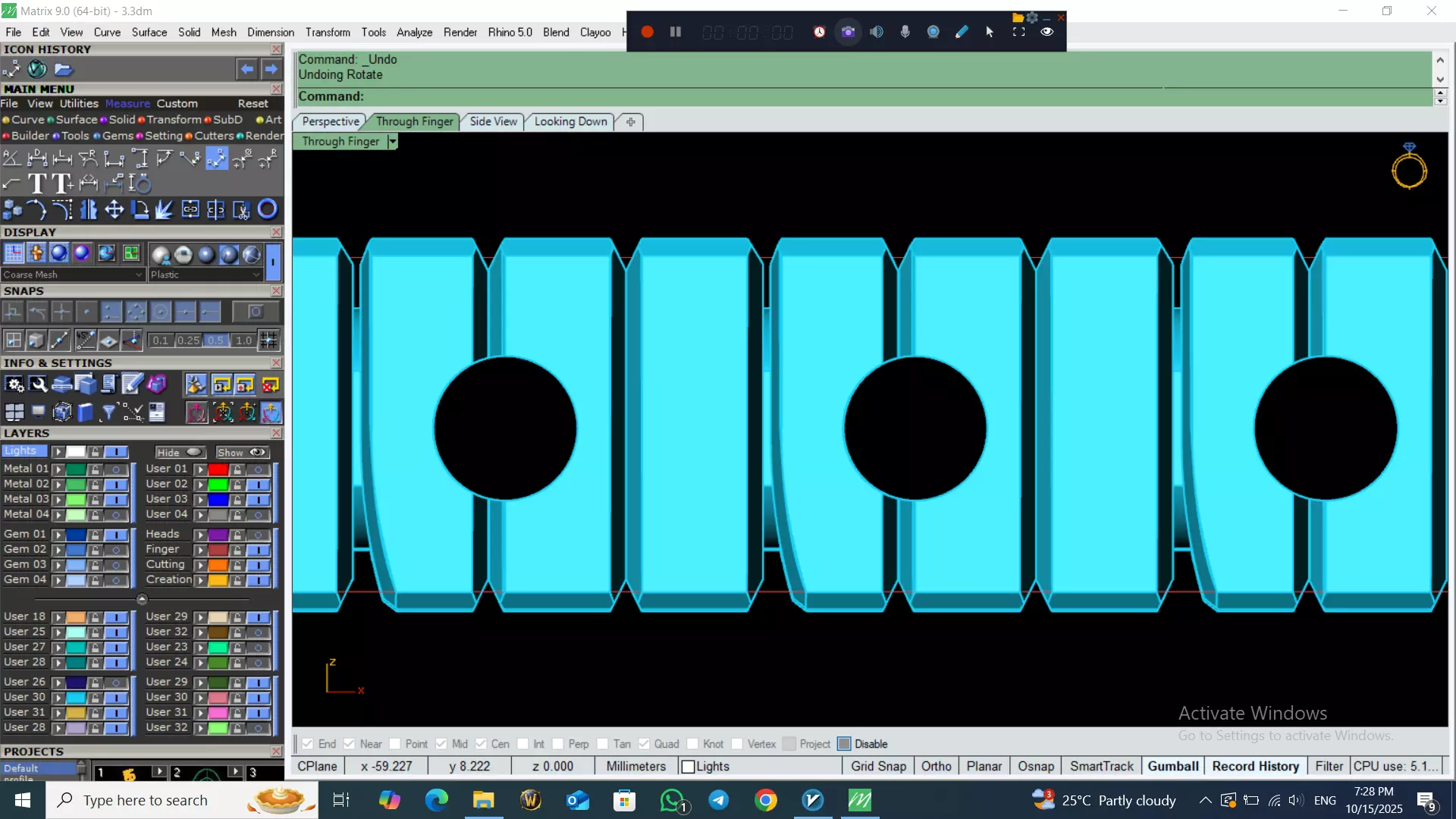 Perfect Version Of flexible bracelet  3D print model_13