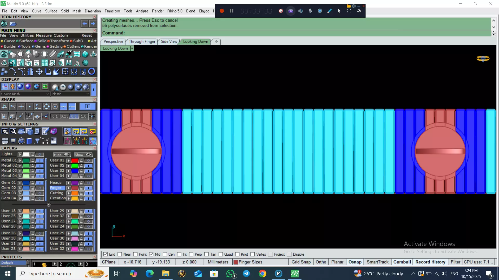 Perfect Version Of flexible bracelet  3D print model_22