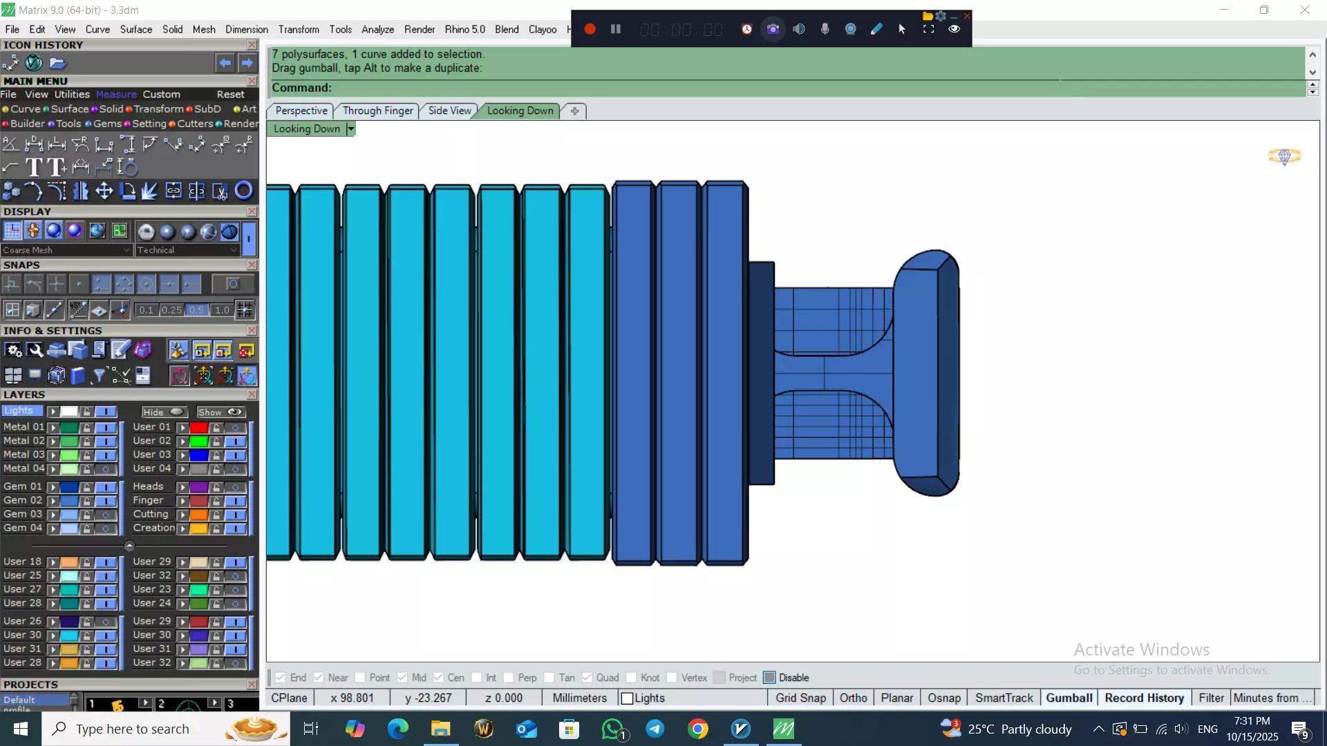 Perfect Version Of flexible bracelet  3D print model_19