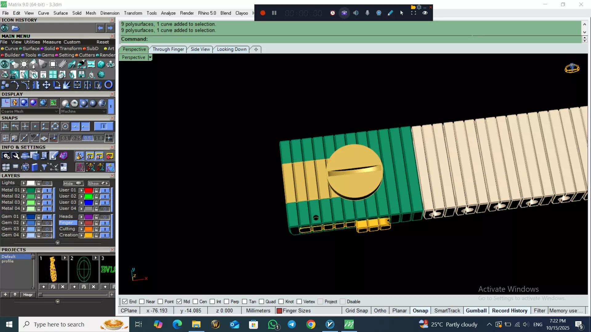 Perfect Version Of flexible bracelet  3D print model_4
