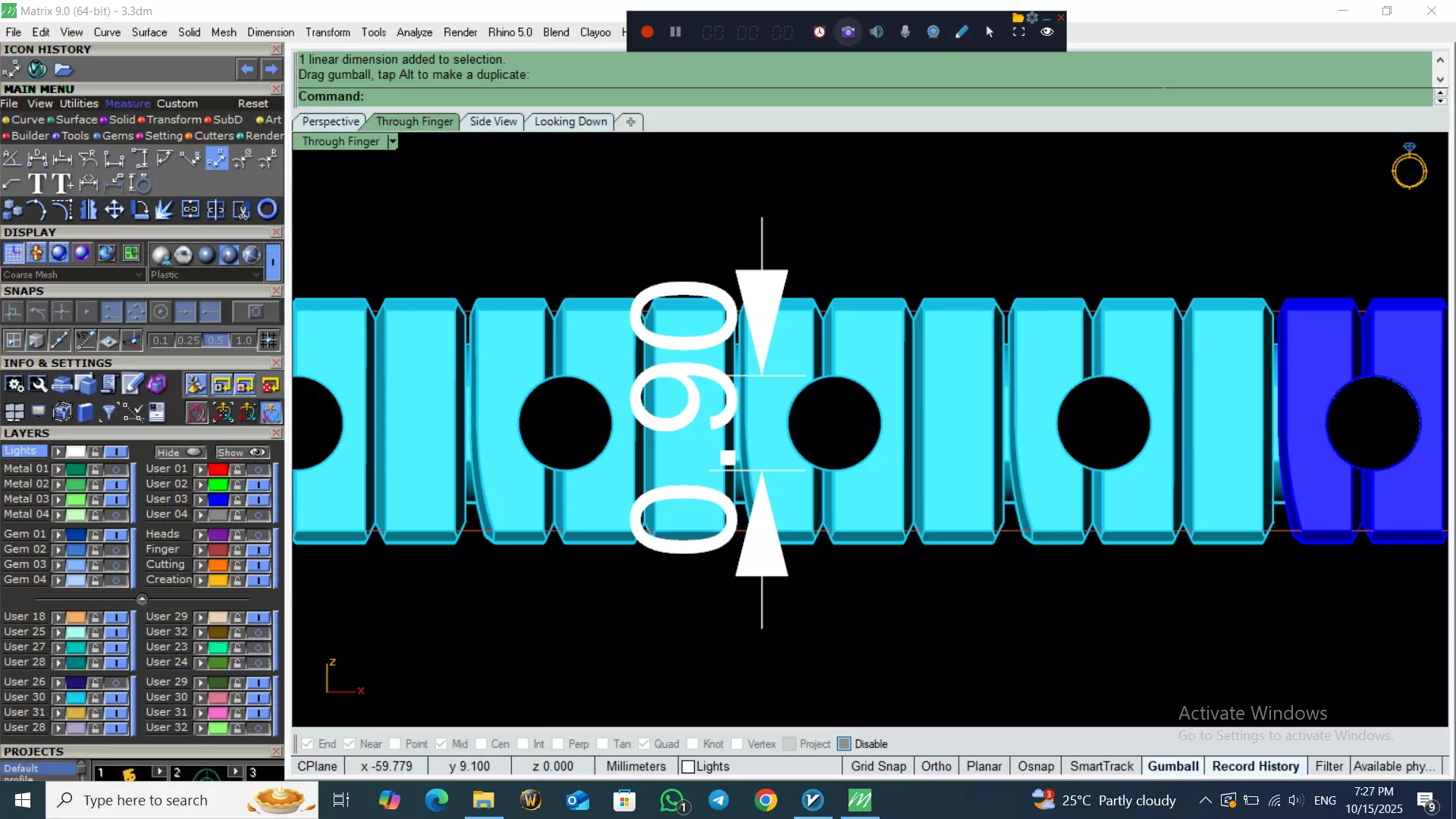 Perfect Version Of flexible bracelet  3D print model_12