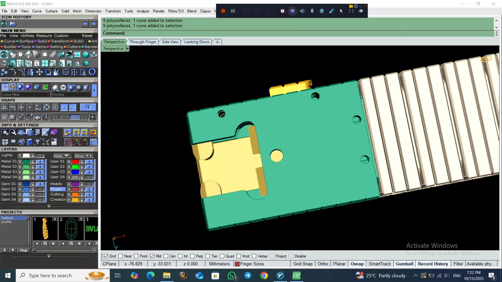 Perfect Version Of flexible bracelet  3D print model_5