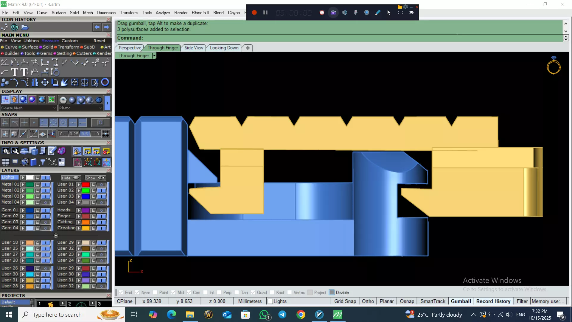Perfect Version Of flexible bracelet  3D print model_20